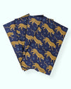 Set 4 servilletas Jaguar Navy 100% algodón