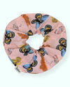 Scrunchie Mariposas Rosa XL