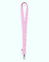 Lanyard Animal Print Pink