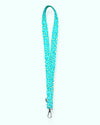 Lanyard Animal Print Turquesa
