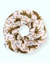 Scrunchie Jaguar Rosa XL
