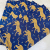 Set 4 servilletas Jaguar Navy 100% algodón